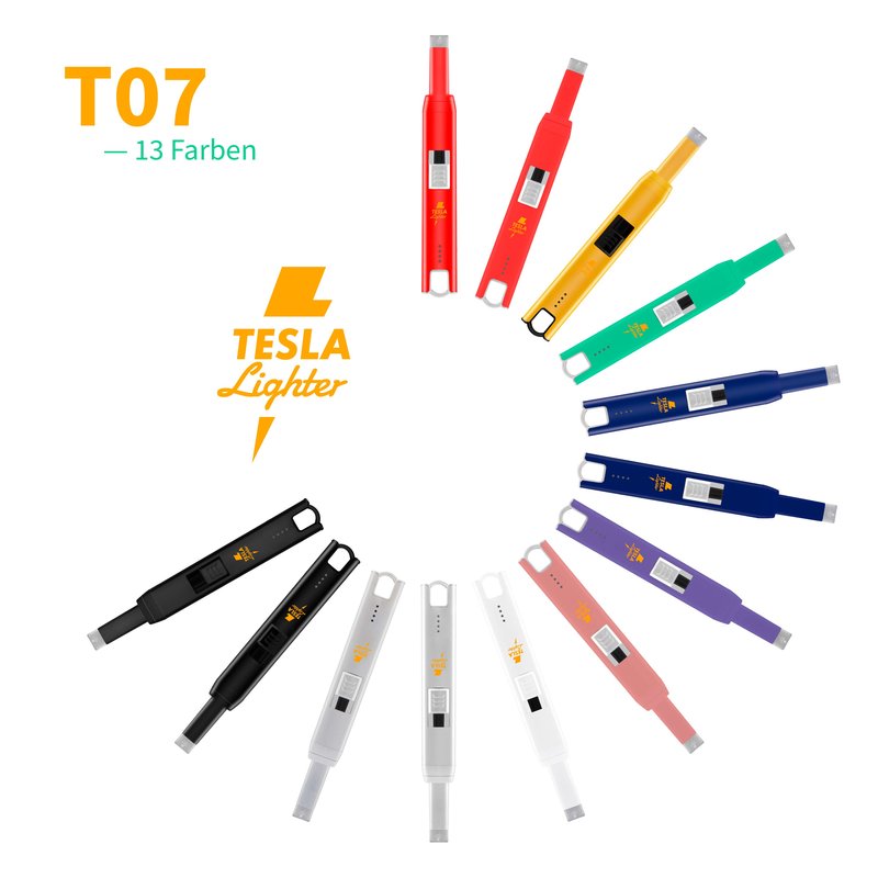 plan tynd trussel TESLA Lighter T07 Lichtbogenfeuerzeug USB-Feuerzeug Grillfeuerzeug St,  19,90 €